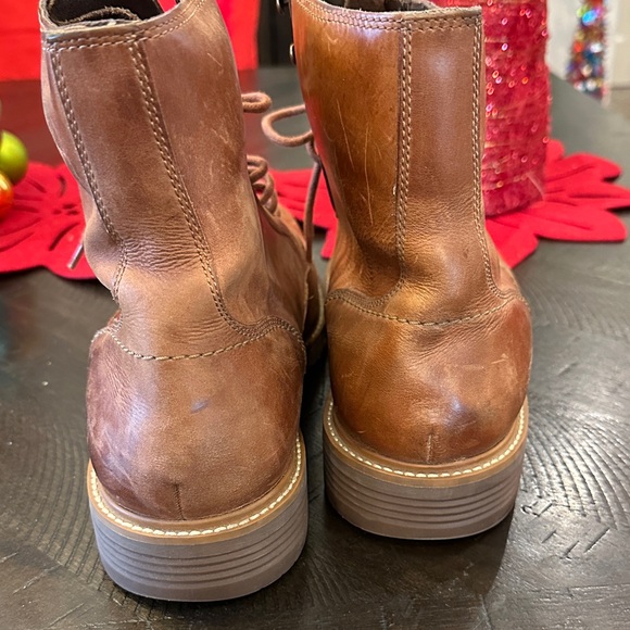 Cole Haan Brown Leather Boots - Picture 3 of 5